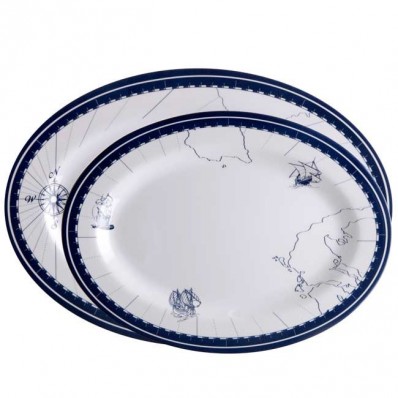 COLUMBUS serving platters (2 pcs)