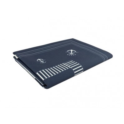 SAILOR waterproof tablecloth 155x130cm (navy blue)