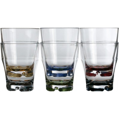 PARTY COLOR szklanki 360ml 6szt.