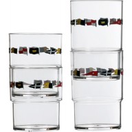 REGATA stackable glasses (12 pcs)