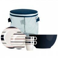 MONACO non-slip dinnerware set for 4 (16 pcs)