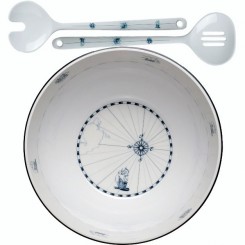 COLUMBUS salad bowl with servers
