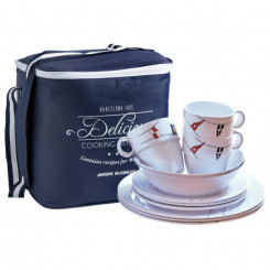 REGATA non-slip dinnerware set for 4 (16 pcs)