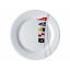 REGATA non-slip dinner plate Ø25cm (6 pcs)